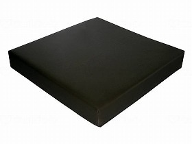 ウェルファン 夢ごこちクッション合皮レザータイプ ブラック 40 000569