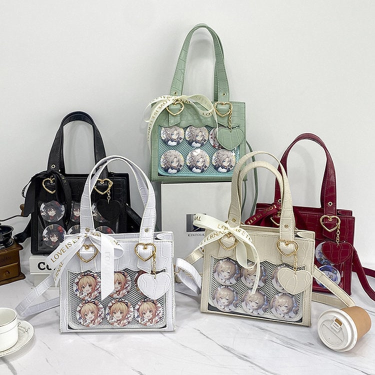 】痛バッグ 痛 ショルダー 痛バ 小さめ ミニ 推し活バッグ 推し活 推しバッグ いたば 小さい レディース デコバッグ ビニールバッグ クリアバッグ おしゃれ プレゼント ギフト イベント