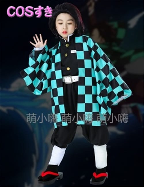 【新品開催 】炭治郎 子供 コスプレ衣装 コスチューム　cosplay 変装 ハロウイン