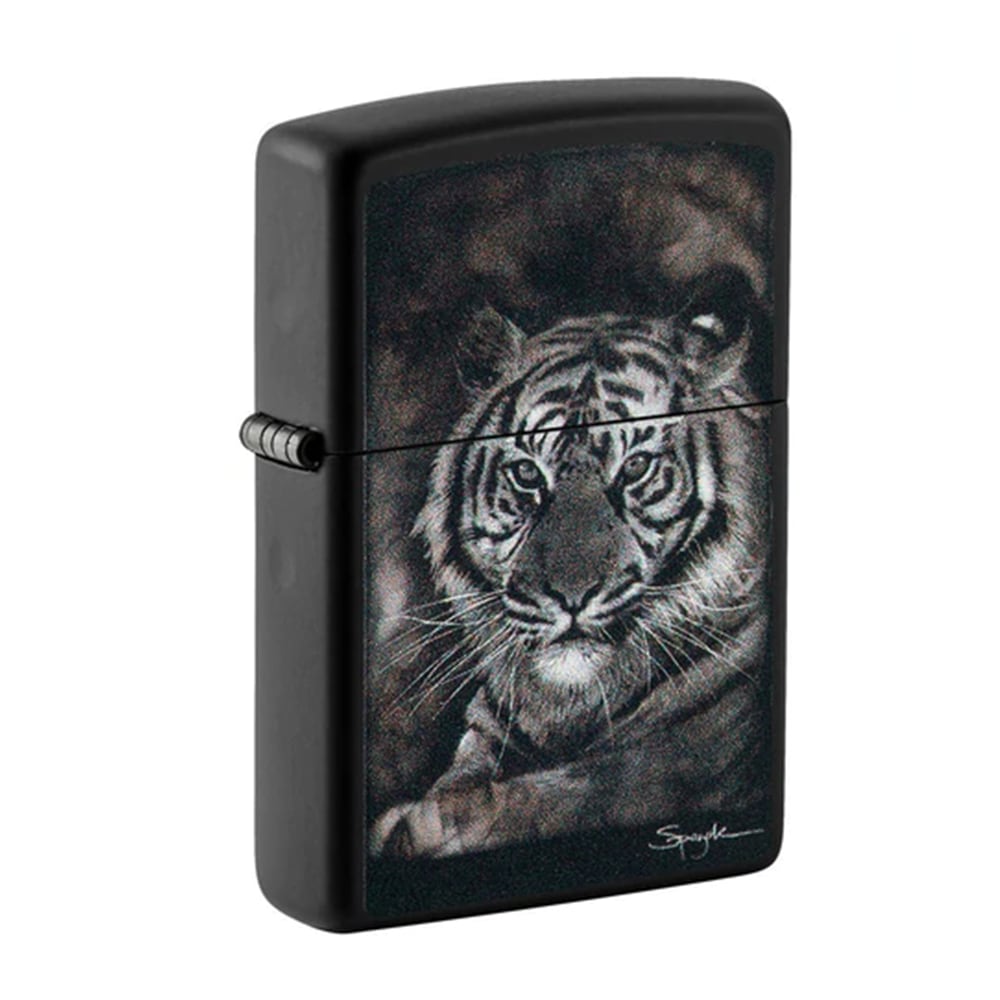 Zippo ジッポーライターメンズ レギュラー 北米デザインシリーズ 49763 Spazuk トラのプリント