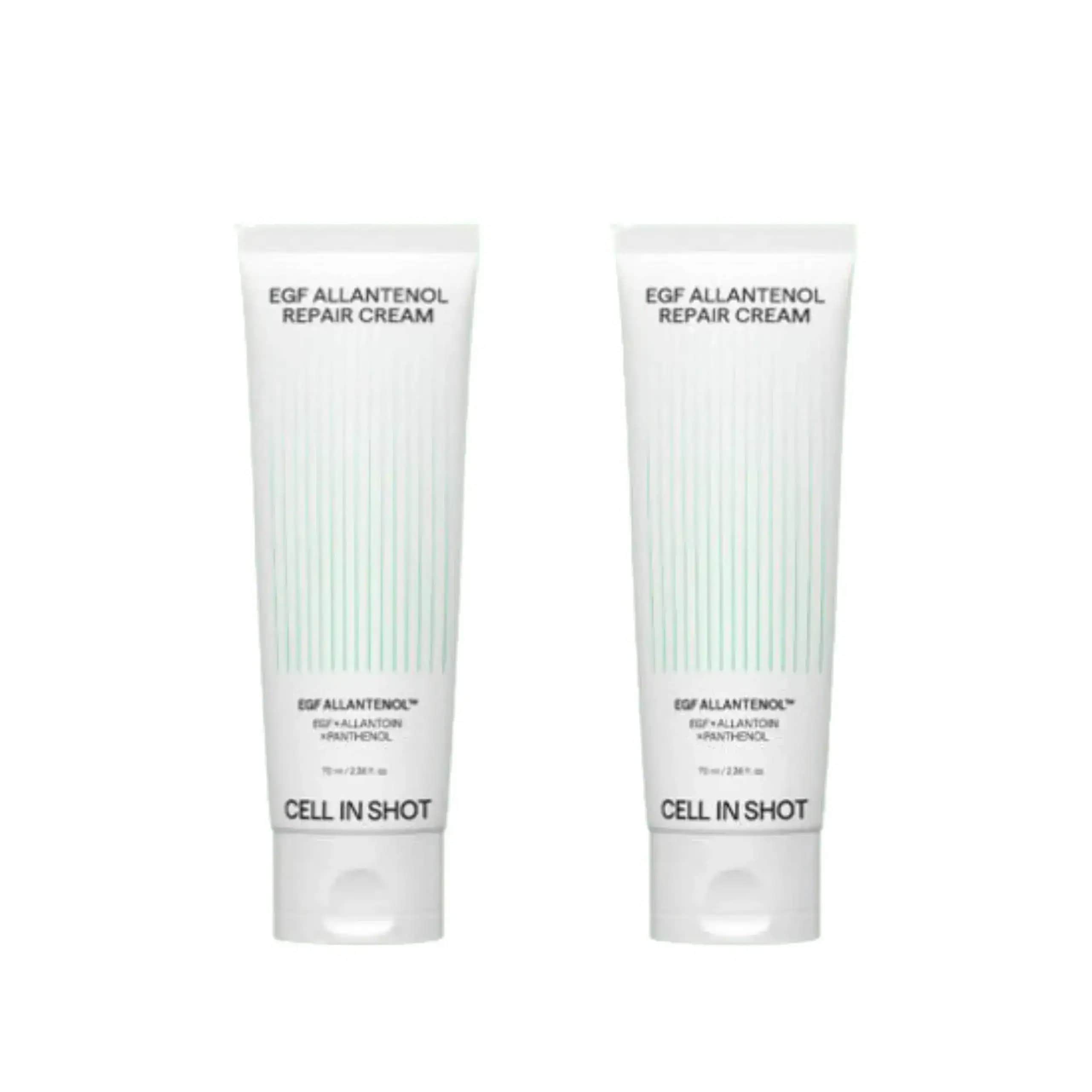 EGF アランテノール リペアクリーム 70ml+70ml #鎮静クリーム #ダメージケア #トラブルケア