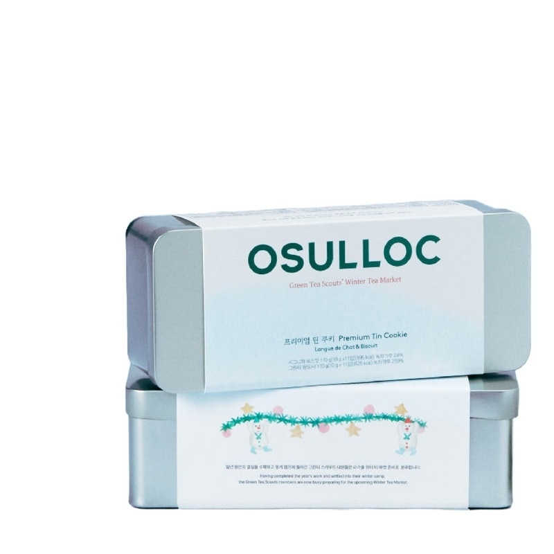 オソルロク グリーンティー ランドシャ 11入 + シグネチャー ビスケット 11入