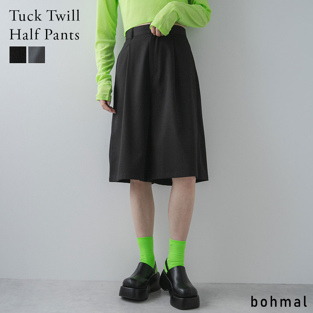 タックツイルハーフパンツ 535399 パンツ