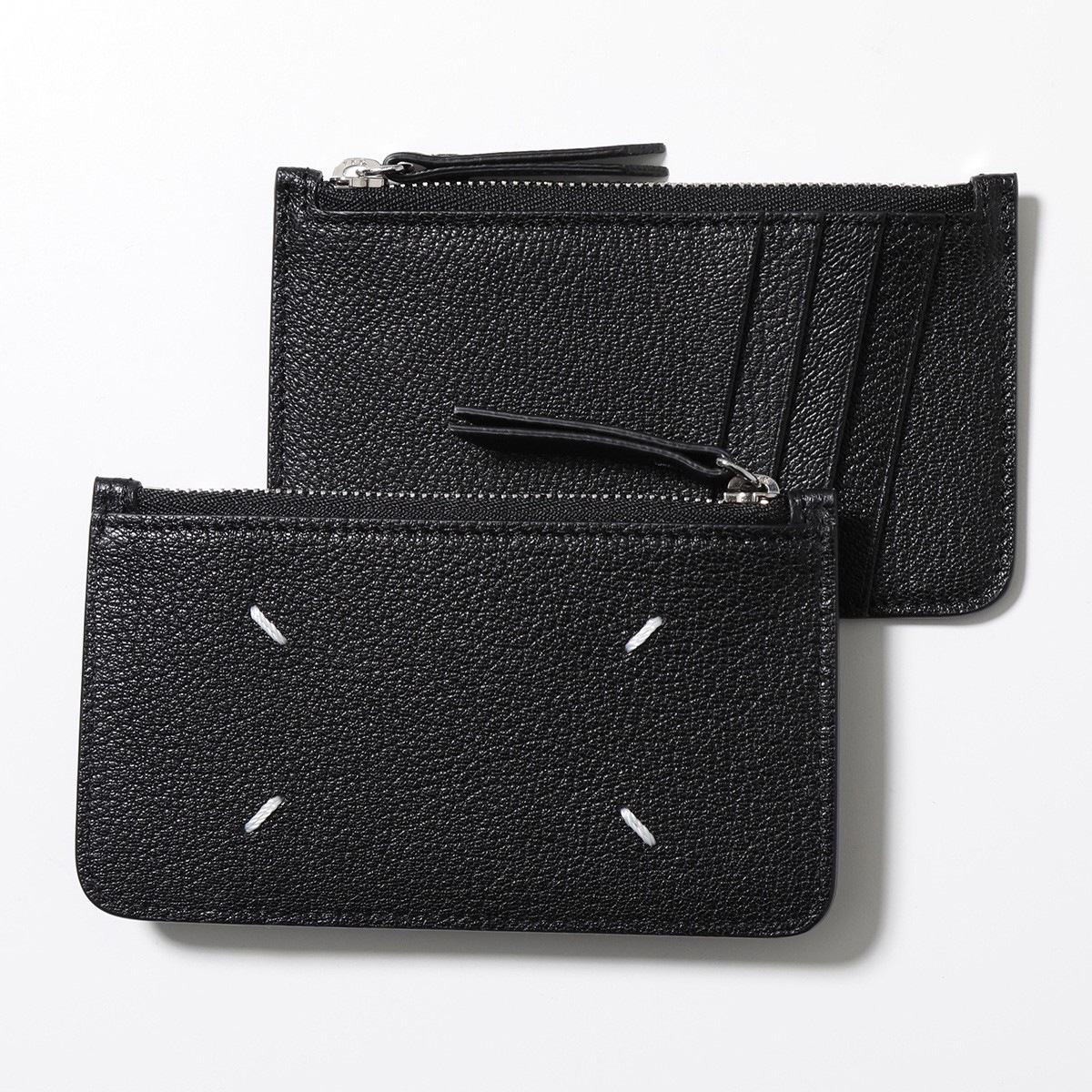 MAISON MARGIELA メゾンマルジェラ 11 フラグメントケース SA1VX0003 P4806 メンズ レザー コインケース カードケース ミニ財布 4ステッチ T8013