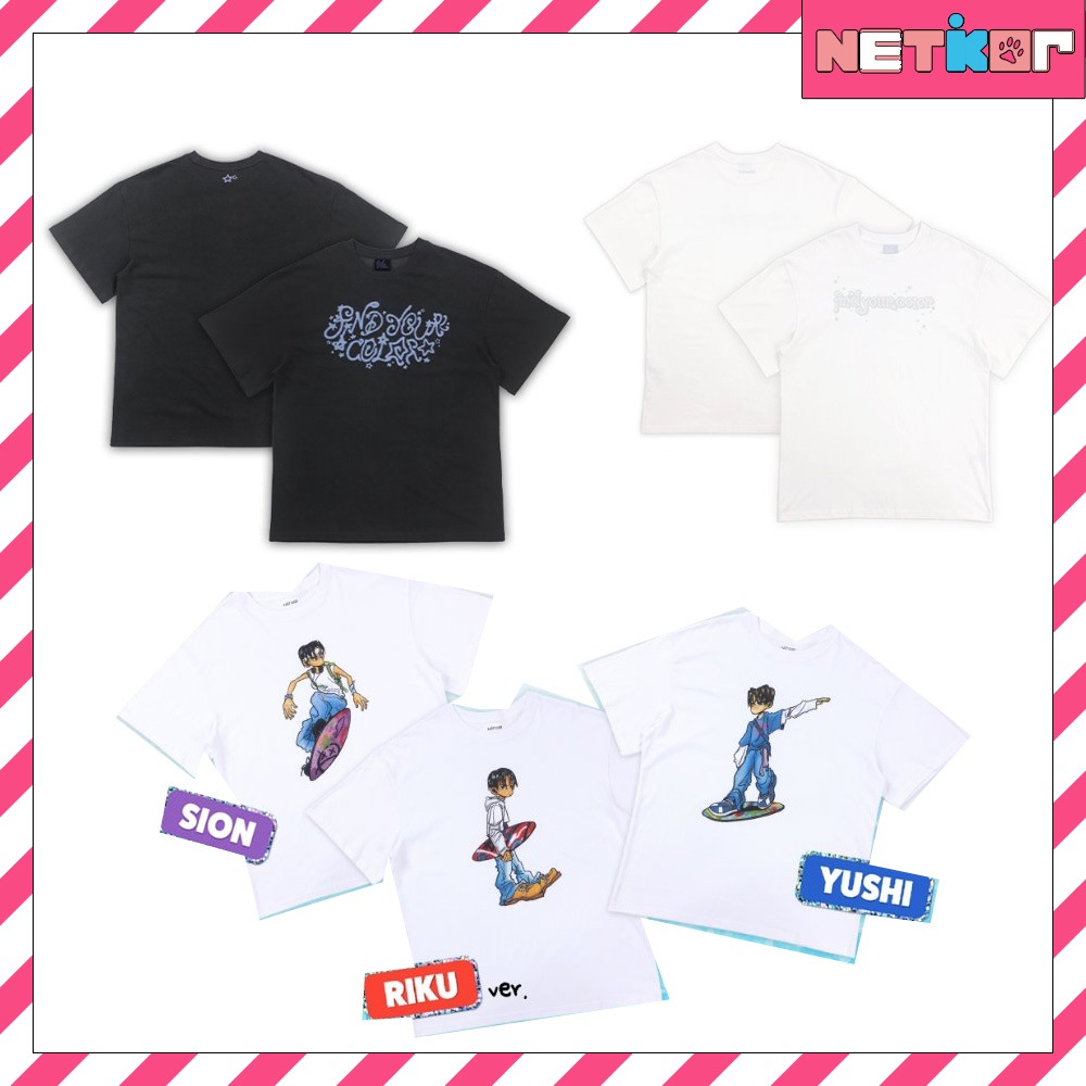 NCT WISH - T-SHIRT [ FIND YOUR COLOR MD ] (POP UP MD) 公式グッズ 当店特典 エヌシーティーウィッシュ