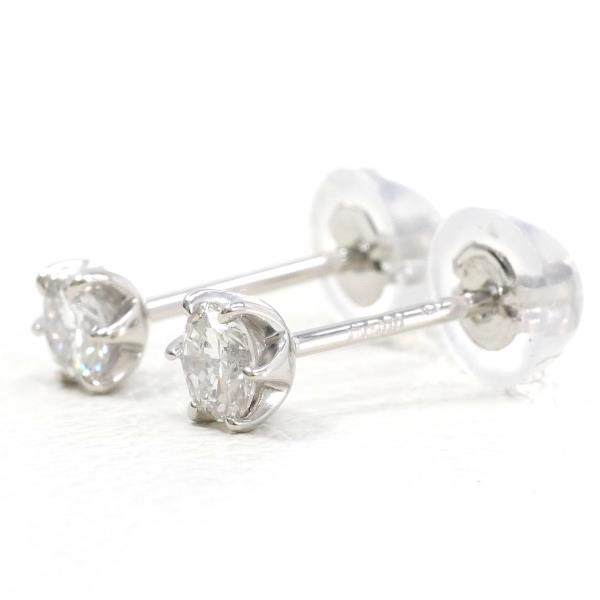 PT900 プラチナ ピアス ダイヤ 0.1 ×2 総重量約0.6g ジュエリー 中古 17,052円