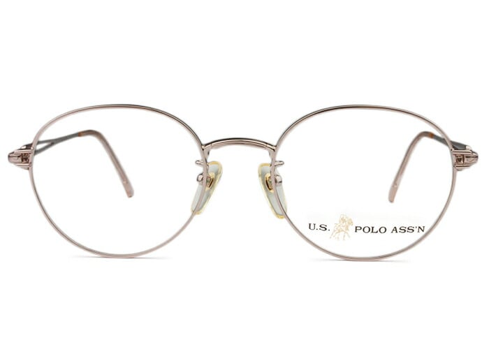 up-127 c.2 ピンク 50サイズ フルリム ボストン メガネ 眼鏡