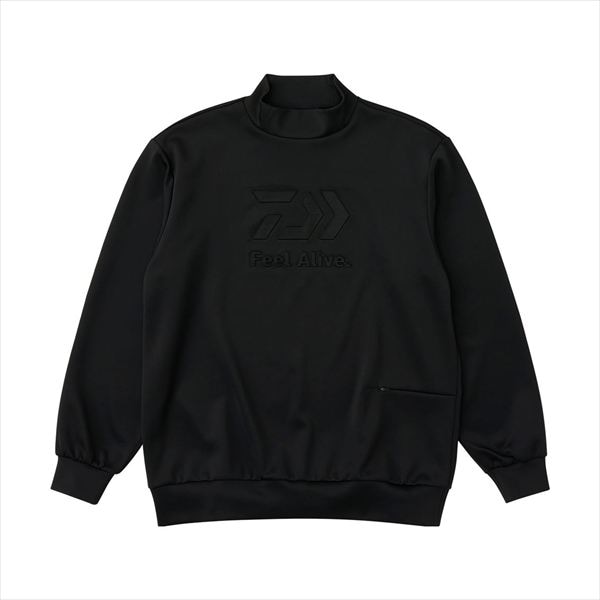 ダイワ ウェア DE-8725 DANROTECH スウェットモックネック ブラック M