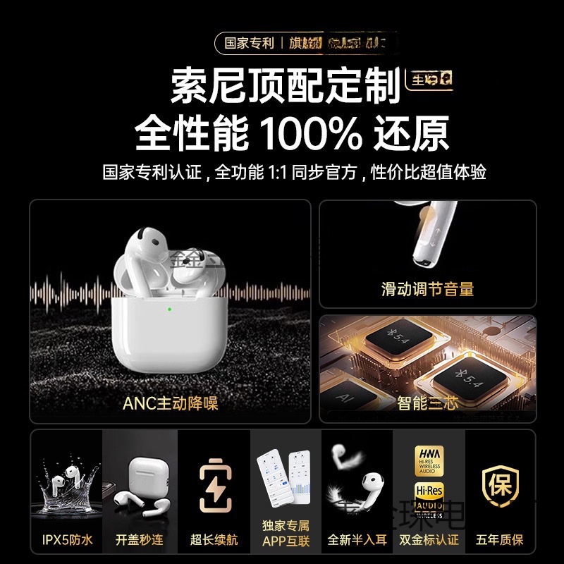 ソニーの高品質のbluetoothヘッドセットに適した新しいモデル真のワイヤレス2024半耳の公式 2222222