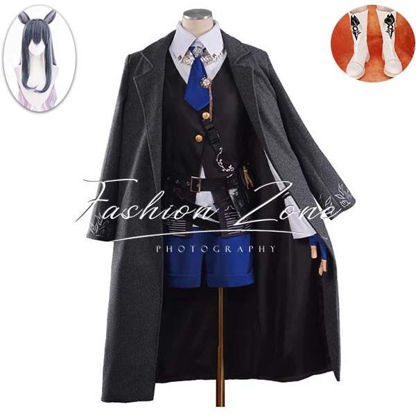 明日方舟 Arknights アークナイツ 風 テキサス Texas コスプレ衣装 ウィッグ 靴 cosplay ハロウィン 演出服 変装