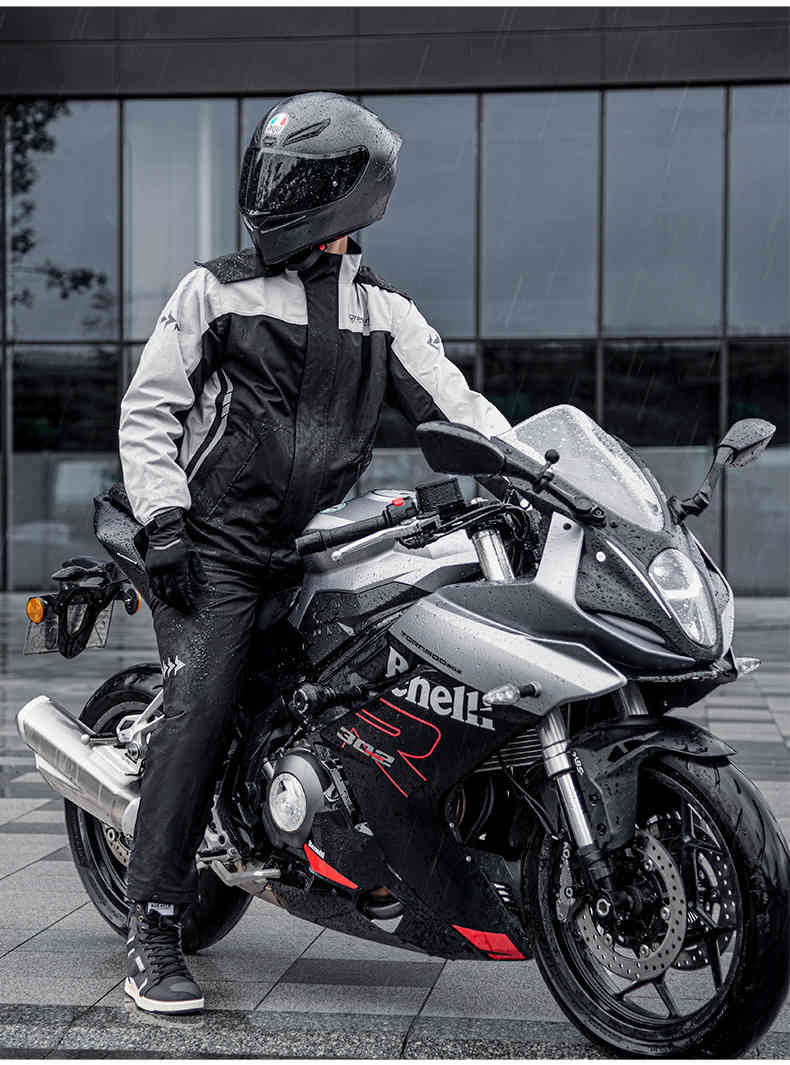 【急速出荷!】レインウェア バイク用 上下セット 自転車 メンズ レディース 透湿防水 フード 取り外し 反射材 靴カバー 止水ファスナー カッパ 合羽 登山 釣り 高機能