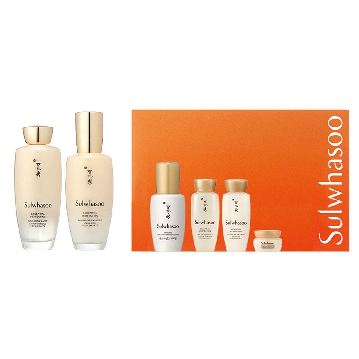 子音2種パーフェクティング [子音水150ml 子音ローション125ml] + ユンジョエッセンス8ml + 子音水15ml + 子音乳液15ml + 弾力栄養クリームml + 基礎free gift