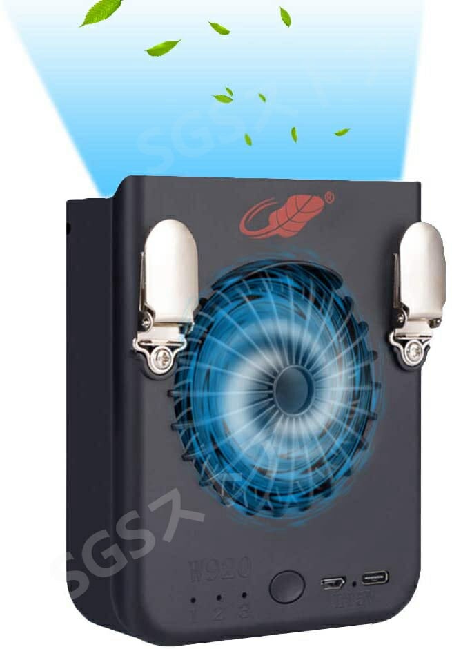 携帯扇風機 腰ベルト扇風機【2021年改良版】8000mAh大容量 ベルトファン 首掛け扇風機 USB充電式 強風 風量3段階調節 ハンズフリー 作業服用ファン ミニ 静音 ジェットファン 腰掛け扇風