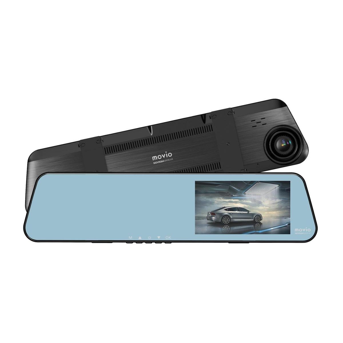 movio(ナガオカ) 高画質HDリアカメラ搭載 前後2カメラ　 ミラー型ドライブレコーダー MDVR304MRREAR