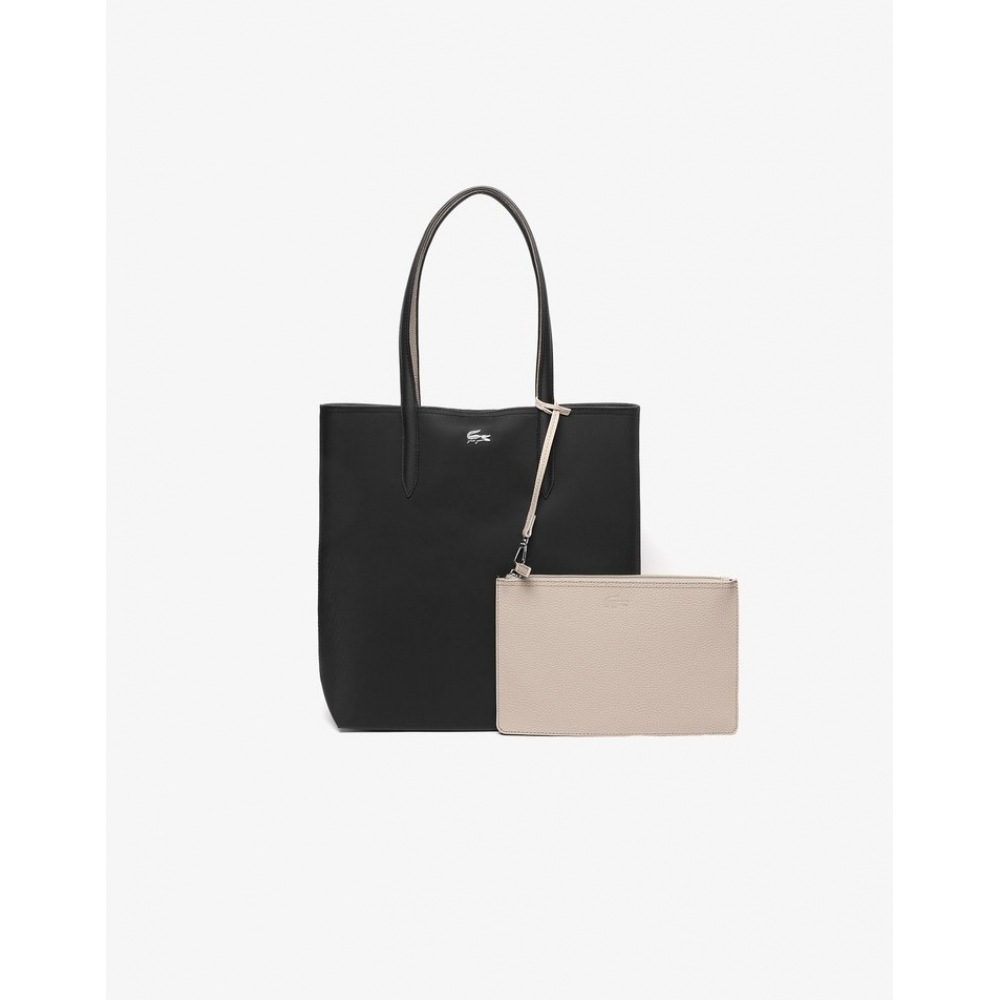 ラコステ女性用アンナ縦型ミディアムショッパーバッグ NF4282A54G A91