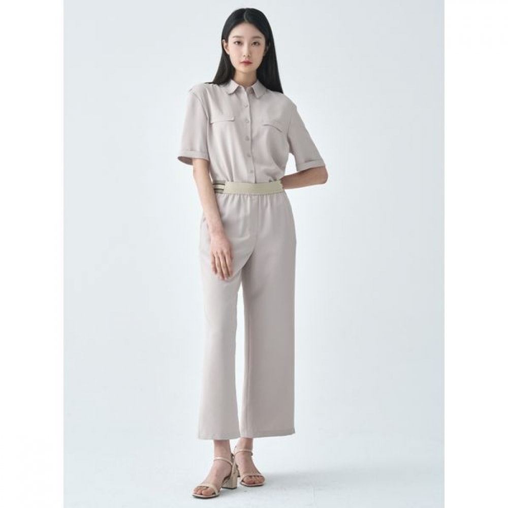 [ジセン] フルバンドワイドセットアップパンツ LCPTO431_LB