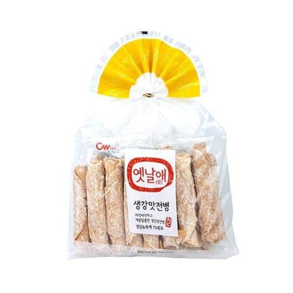 RGLN96P5 チョンウ食品 昔の子 生姜煎餅 250g X 16個 おやつ