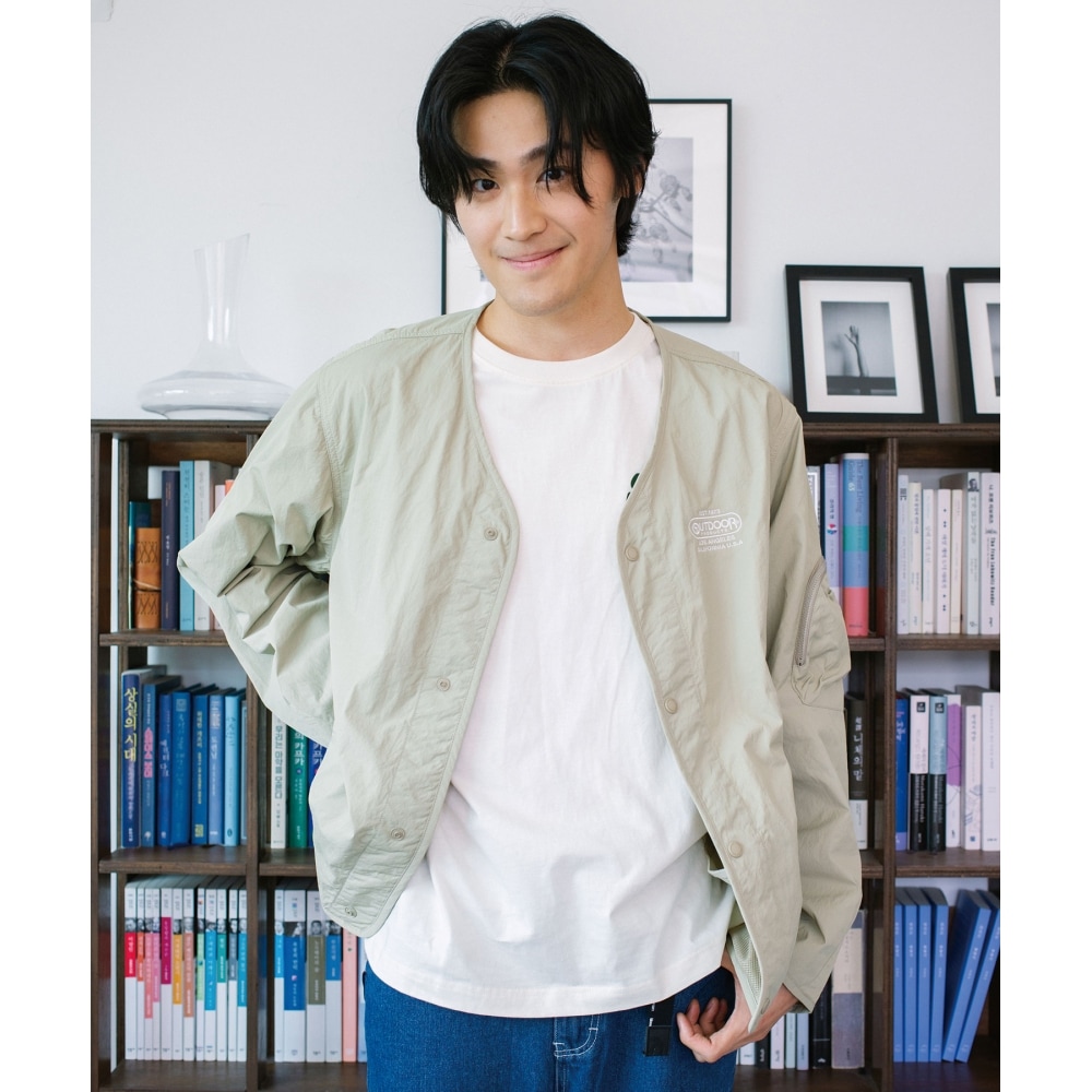 OUTDOOR PRODUCTS ユーティリティフィッシングカーディガン UTILITY FISHING CARDIGAN