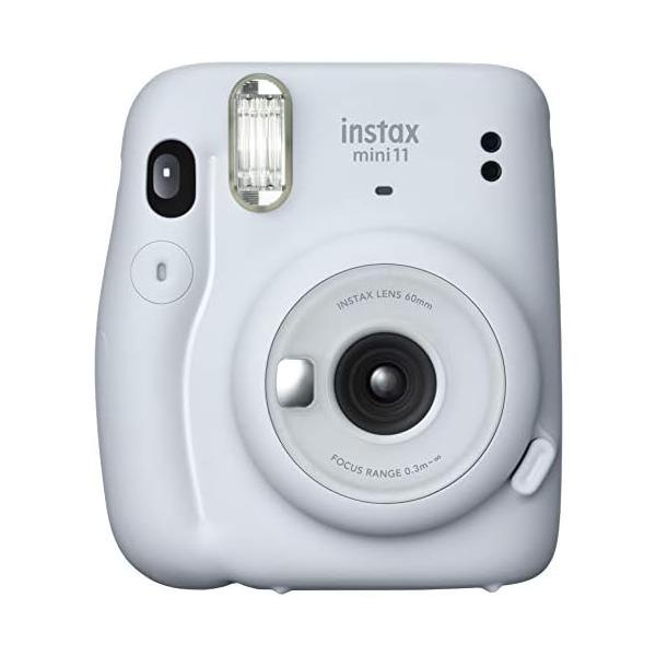 【中古】FUJIFILM インスタントカメラ チェキ instax mini 11 アイスホワイト INS MINI 11 WHITE