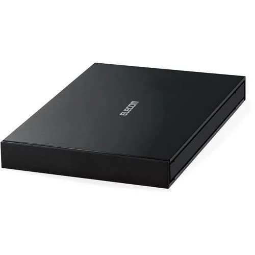 エレコム ESD-EJ2000GBKR 外付けSSD ポータブル USB3.2(Gen1)対応 2TB ブラック データ復旧サービスLite付