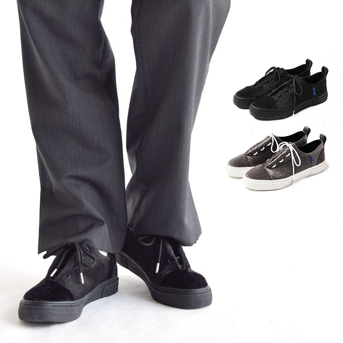 SLACK FOOTWEAR スラック フットウェア ENWRAPFUR エンラップファー メンズ レディース スニーカー 靴 ローカット ブラック グレー SL1874