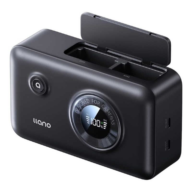 LLANO　CS3 2in1 カメラバッテリー充電器 NP-W235用　CS3W235