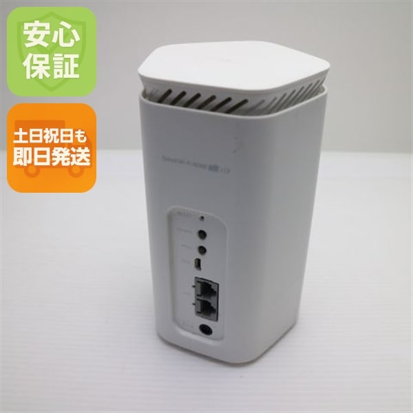 美品 Speed Wi-Fi HOME 5G L12 NAR02 ホワイト スマホ 白ロム 本体 即日発送 土日祝発送OK 103