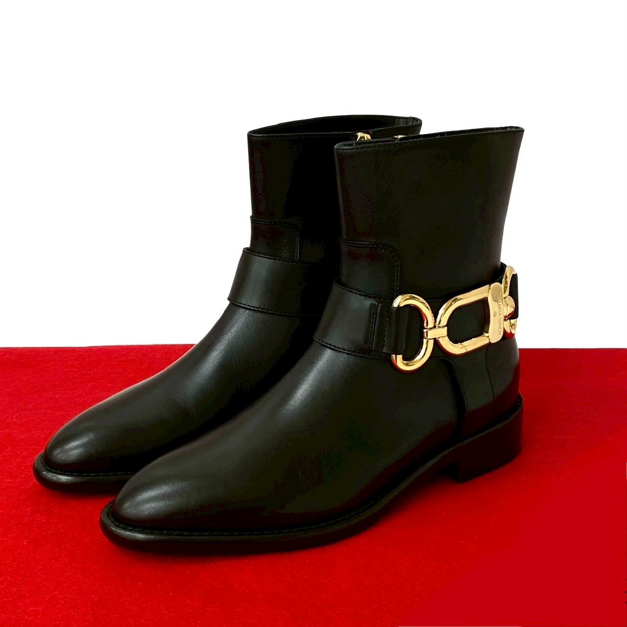 ウエストサイドライン アンクルブーツブーツ レザー ブラック 1739c 72,710円