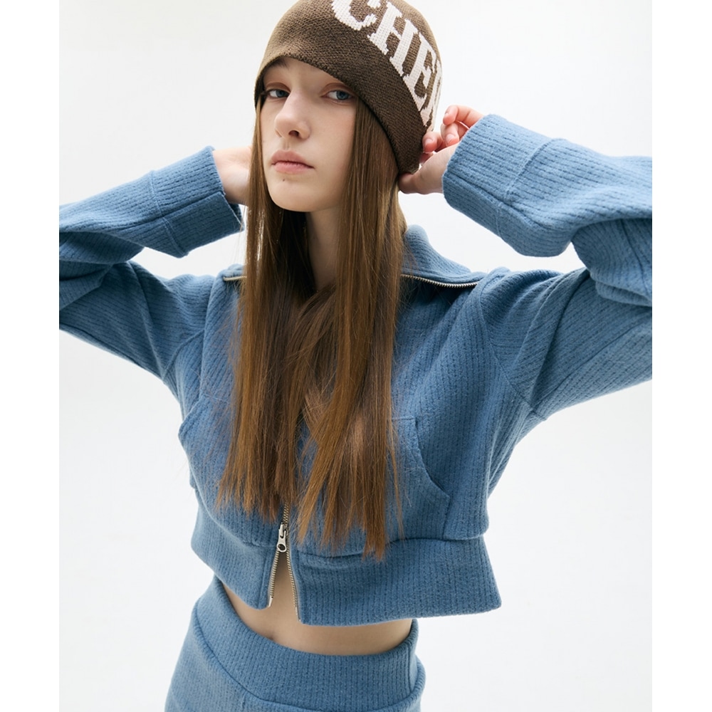 LARTIGENT LX アップリケ リブジップアップ(ブルー)