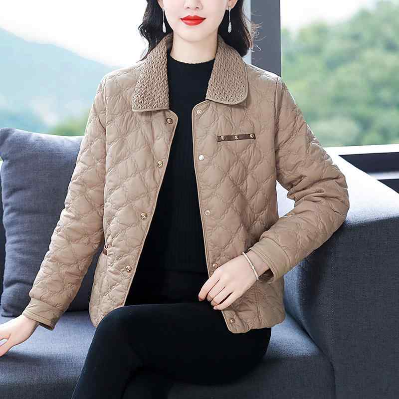 秋服 レディース ファッション オシャレ カワイイ シンプル 大人カワイイ 大きいサイズ スタイル 暖かい ダウン コットンコート 秋冬 綿 コート 長袖 冬 トップス