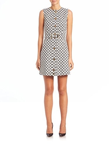 MICHAEL MICHAEL KORS Stretch Cotton D-Ring Dress 12