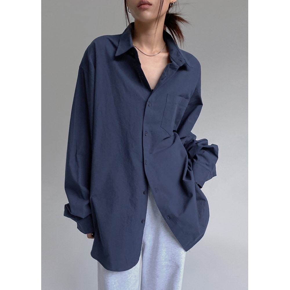 ブラックアップ [2,000販売]（ユニセックス）キャンターオーバーフィットコットンシャツ 5,120円