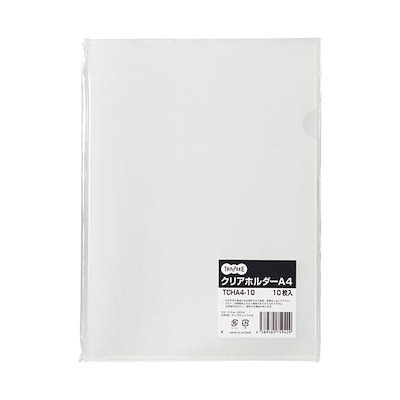 (まとめ) TANOSEE クリアホルダー A4 クリア 1セット（30枚：10枚×3パック） 〔×30セット〕 まとめ）TANOSEE クリアホルダー A4クリア 1セット(1000枚:100枚×10