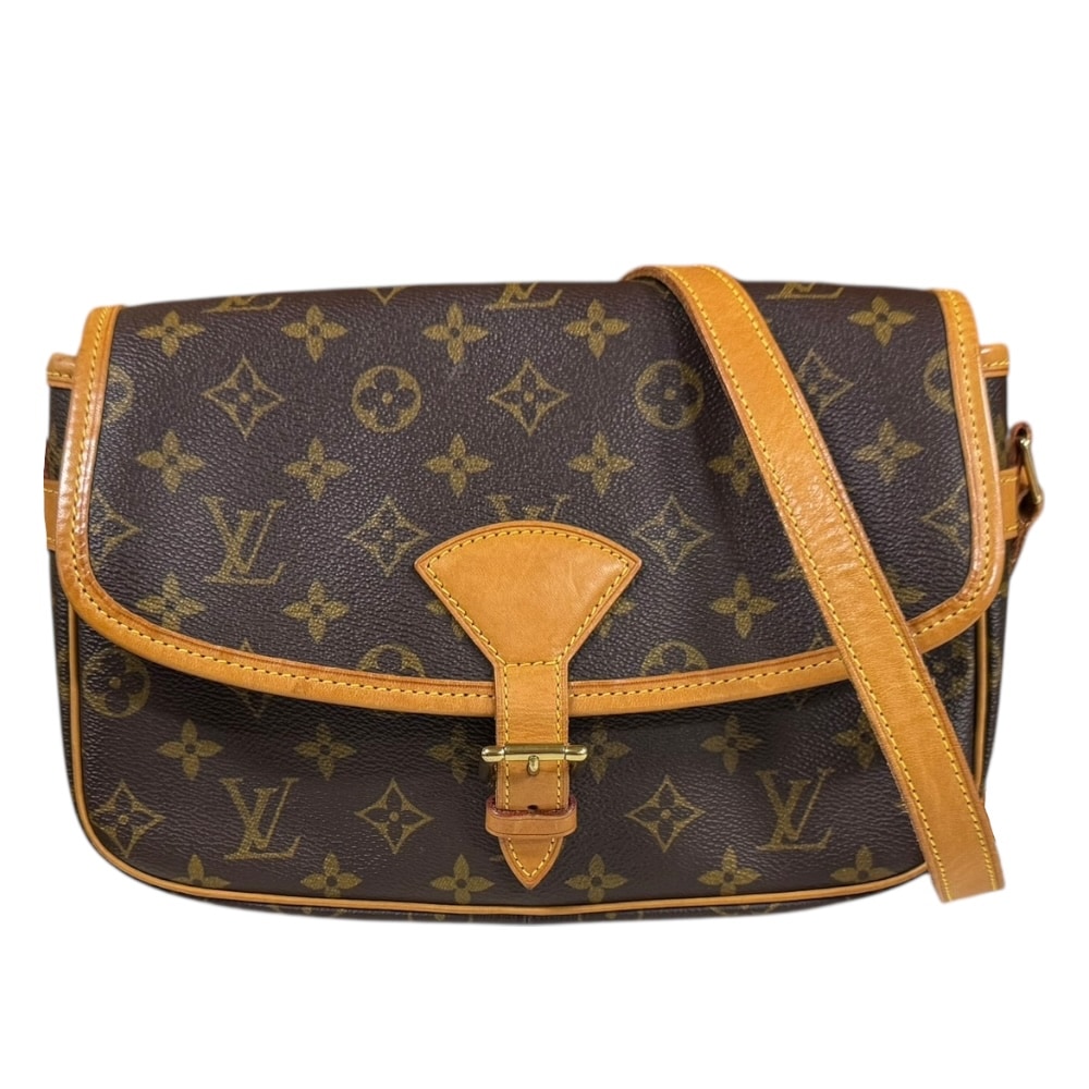 ルイヴィトン ソローニュ モノグラム ショルダーバッグ モノグラムキャンバス M42250 ブラウン LOUIS VUITTON 中古