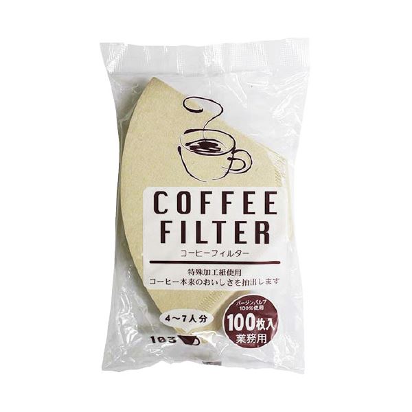 （まとめ）ニットク コーヒーフィルター 47杯用 100枚入 [x30セット] 10,058円