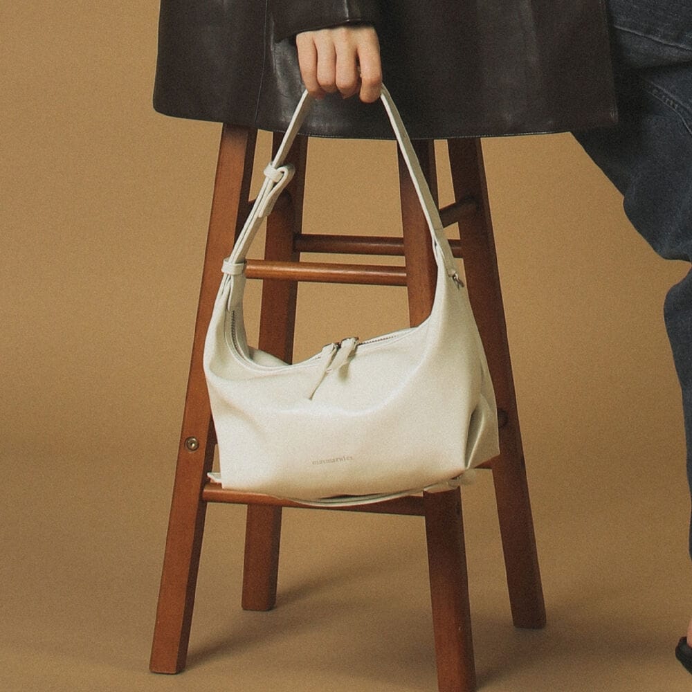 マーマルールズ 3ウェイベルト付きミニホーボーバッグ _ クリーム