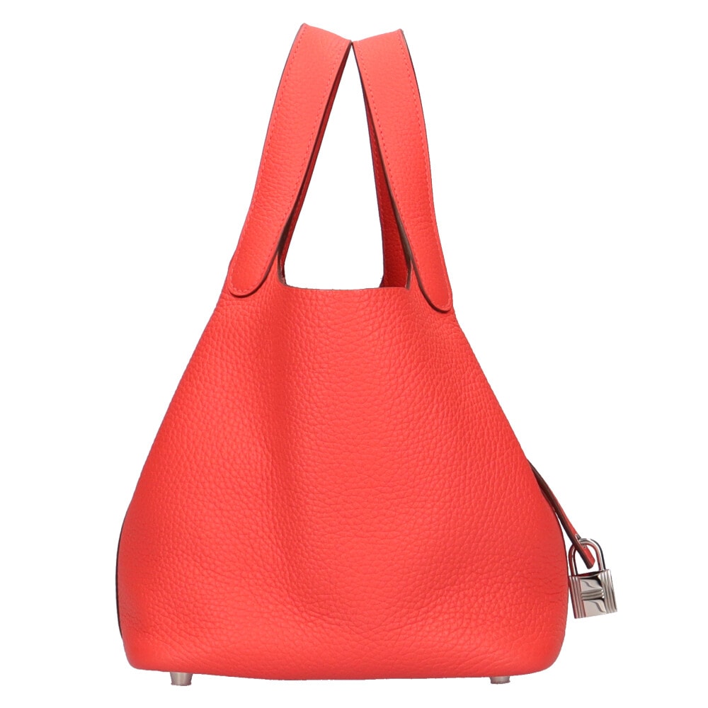 エルメス ピコタンロックPM ハンドバッグ トリヨンクレマンス ピンク HERMES 中古 美品
