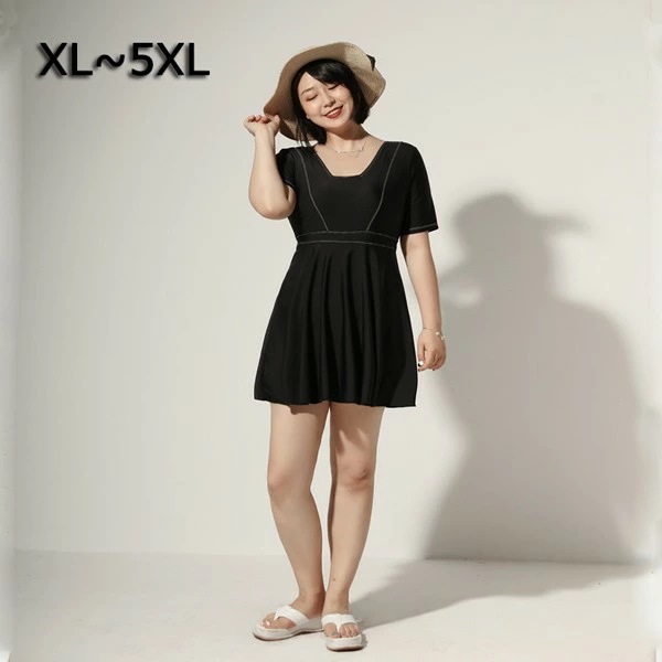 超人気 ワンピース水着 一体型 水着 半袖付き Uバック インナーパンツ ボーイレッグ ぽっちゃり 大きいサイズ レディース 無地 ハイウエスト グラス ネック セクシー 可愛い パンツ付き 体型カバ