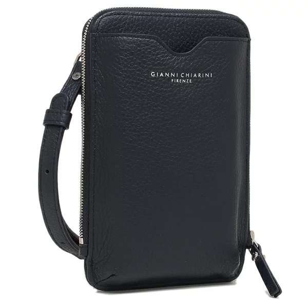 スマホケース ストラップ マルチポシェット ネイビー レディース PFW5090 GRN