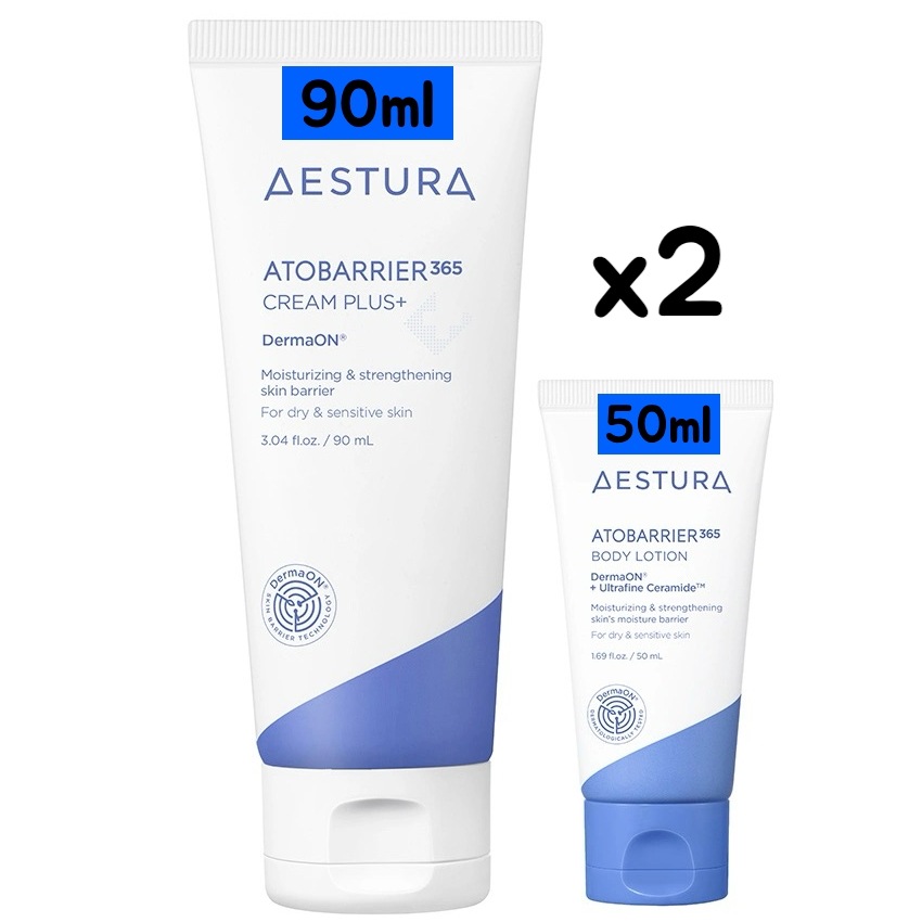 【2+2】アトバリア365クリームプラス180ml + ボディローション100mlセット 保湿ケア/栄養供給/韓国コスメ