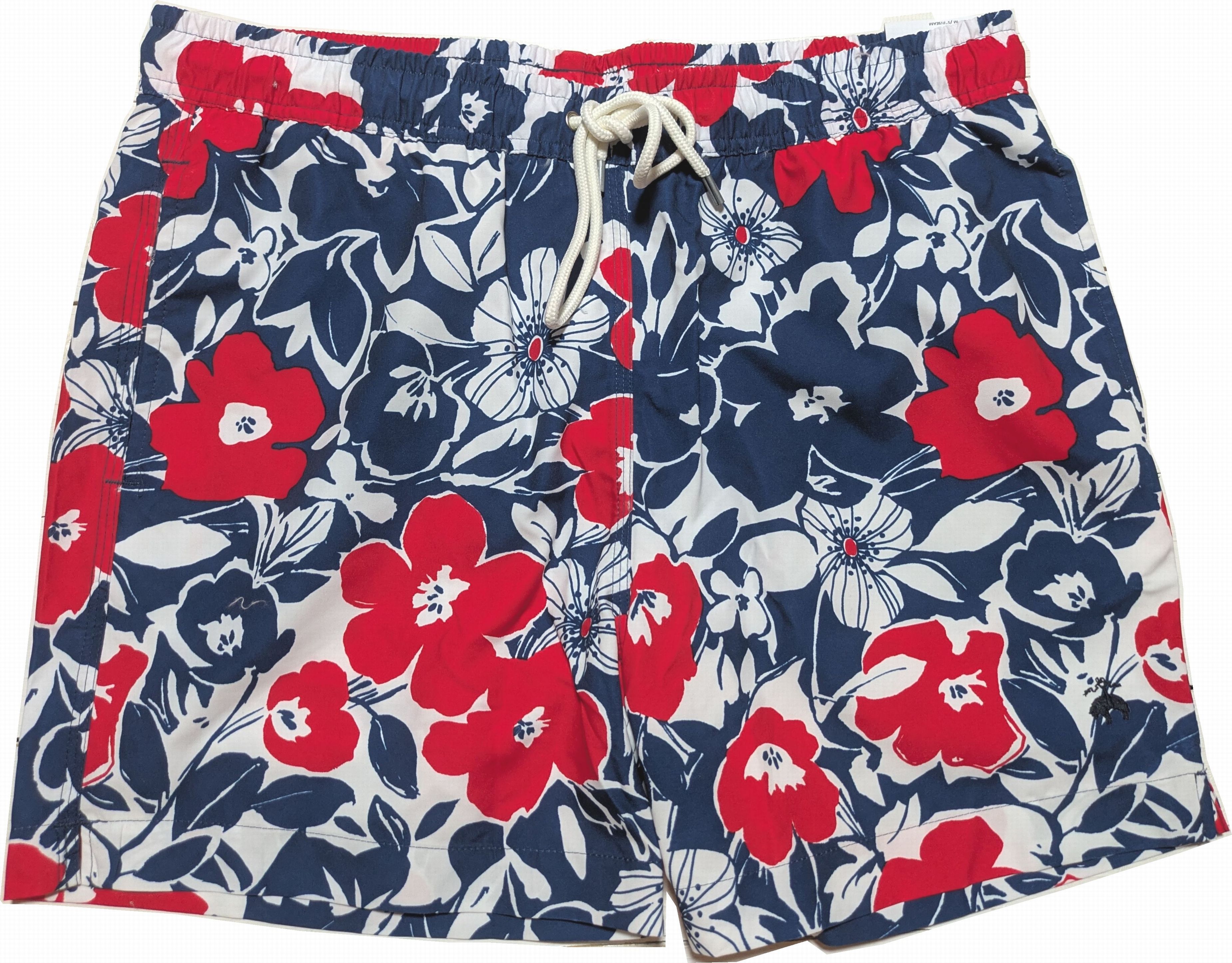 ブルックスブラザーズ 海水パンツ スイムパンツ サーフトランクス 水着 インナー付き ブルー レッド Brooks Brothers 031