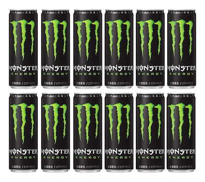 他サイト： モンスター アサヒ飲料 エナジー 355ml×12本 [エナジードリンク]【Amazon.co.jp 限定】の商品画像