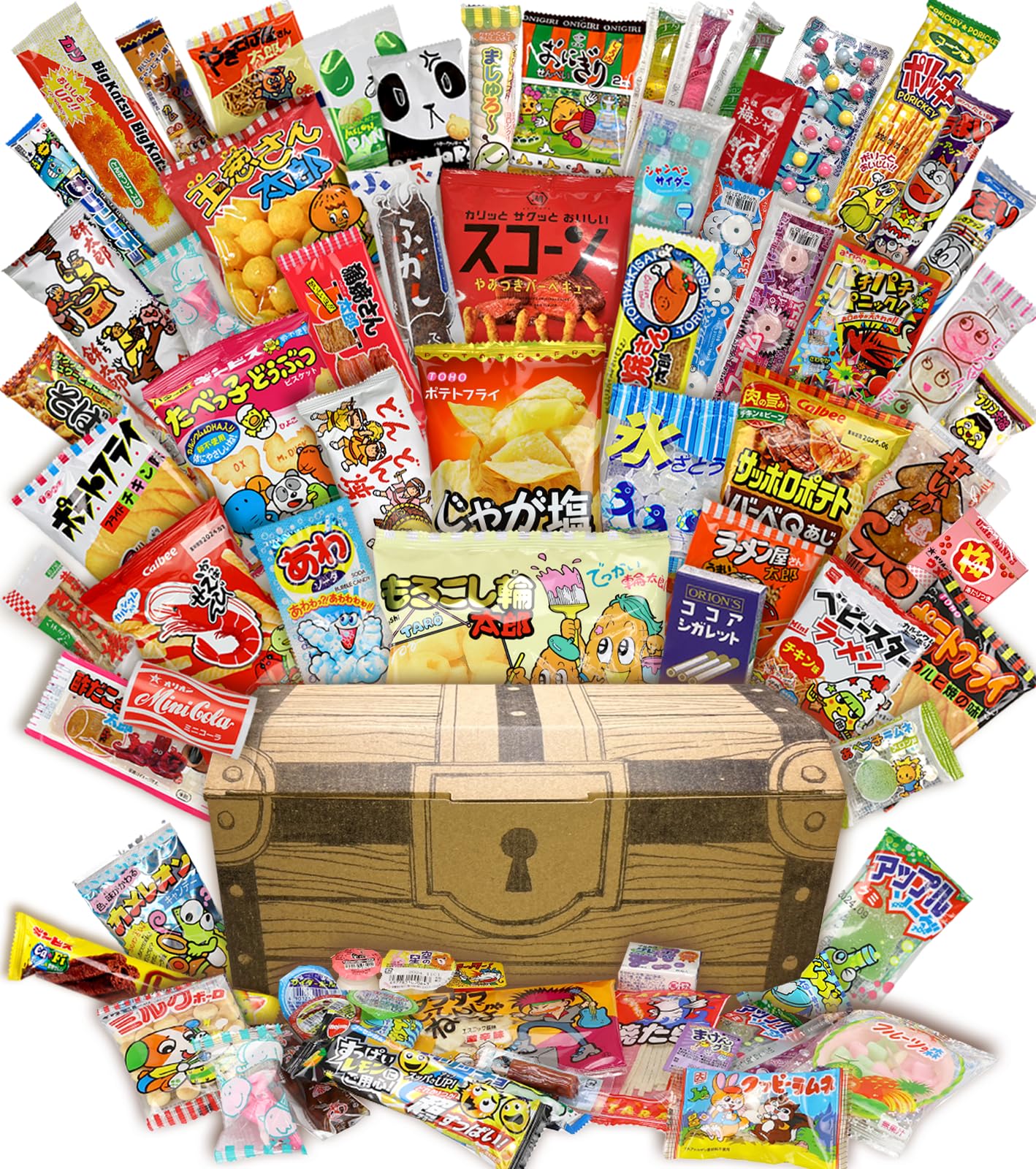 お菓子 駄菓子 詰め合わせ 60種65点セット ギチギチパンパン破裂寸前 モノゴコロの宝箱 駄菓子セット お菓子の詰め合わせ ギフト 子供が喜ぶ個包装の大量！駄菓子詰め合わせ 業務用 箱買い