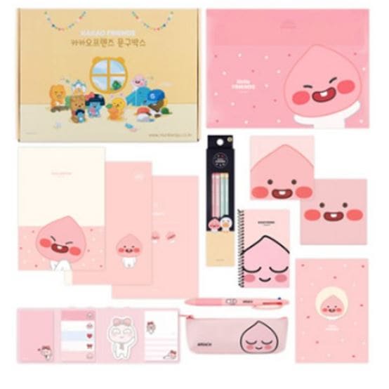 [正品] 新学期お得な構成文具セット APEACH [韓国人気商品]