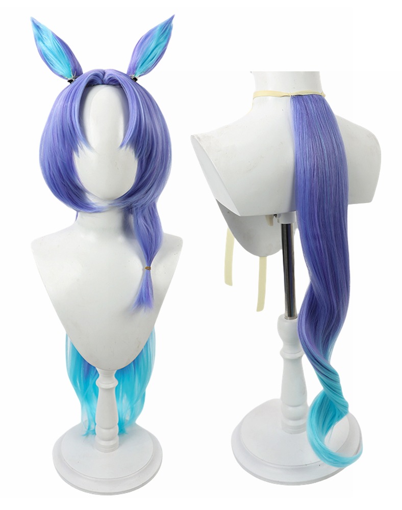 ゴドルフィンバルブ コスプレウィッグ 耳付き 尻尾付き かつら カツラ 耐熱 演出服 アニメ 祭り ハロウィン クリスマス 学園祭 文化祭