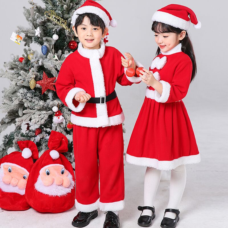 25大人気急速発送無料 子供 衣装 サンタクロース フリースクリスマス デート 服 服