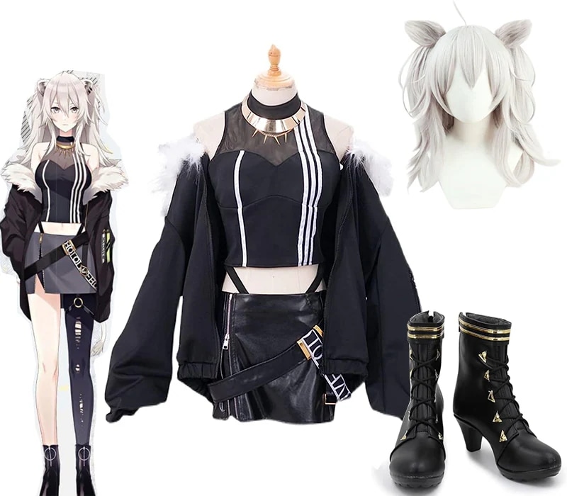 大人気バーチャルYouTuber VTuber ホロライブ 獅白ぼたん ししろぼたん コスプレ衣装 可愛い コスプレ ハロウィン クリスマス 文化祭 学園祭 ステージ服