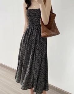 レディース ワンピース オールインワン つなぎ ロング 7分丈 8分丈 袖なし ノースリーブ キャミソール スクエアネック フレア かわいい 大人可愛い きれいめ おしゃれ レトロ こなれ感 ラフ ガ