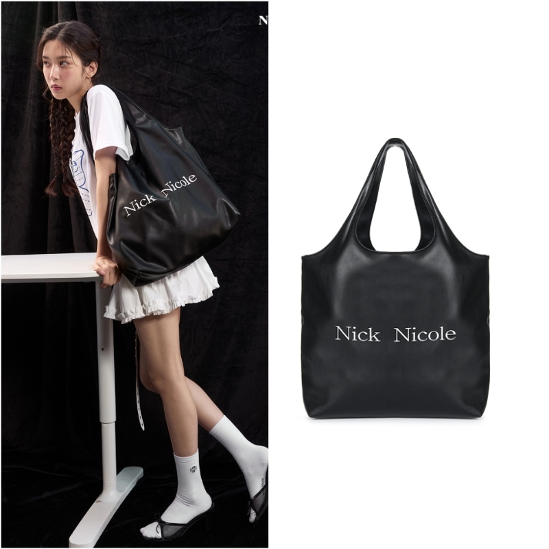 NICOLE BIG SHOPPER BAG_BLACK