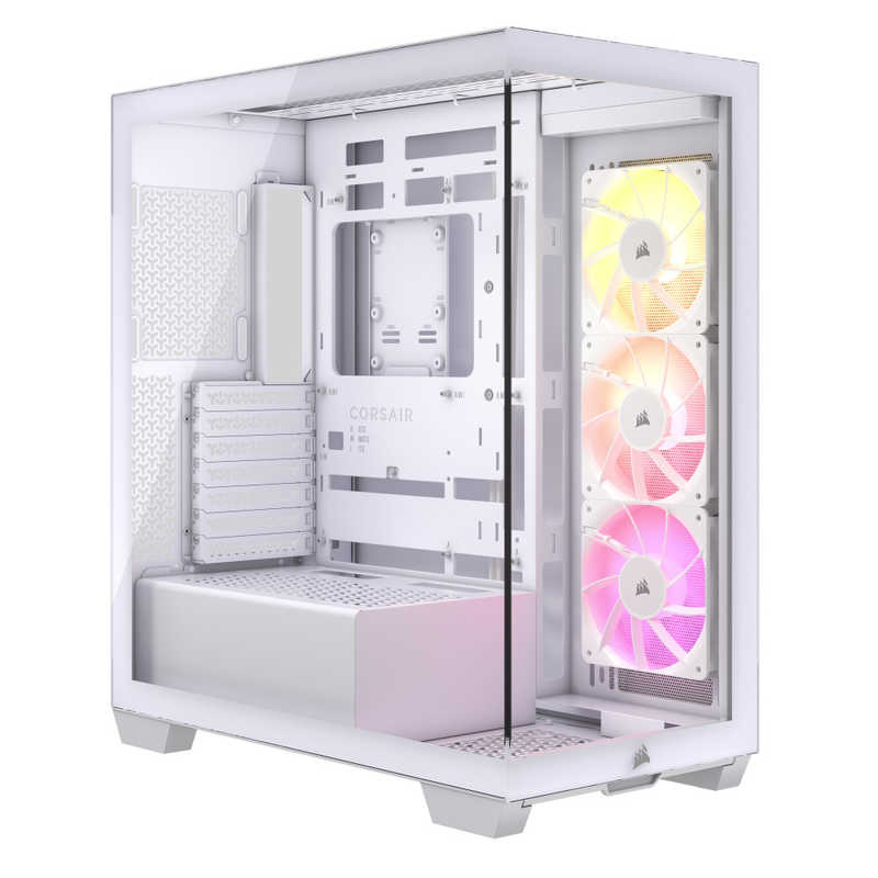 コルセア　CORSAIR　3500X ARGB Tempered Glass Mid-Tower -White-　CC-9011279-WW